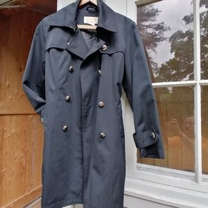 Black Trench Coat like new condition